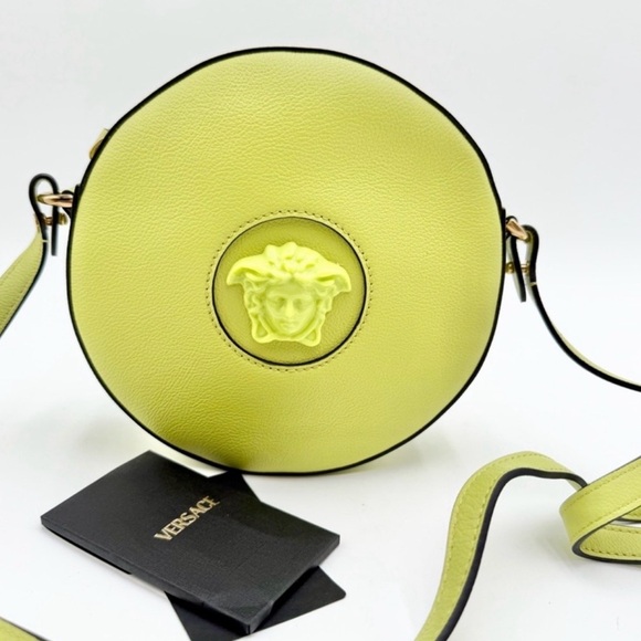Versace Handbags - Versace Medusa Round Crossbody Bag